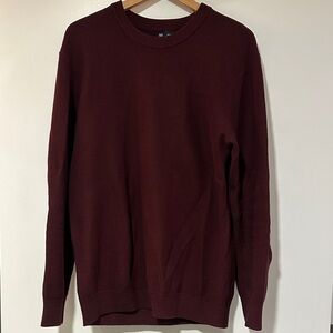 GAP Men's Burgundy Crewneck Sweater